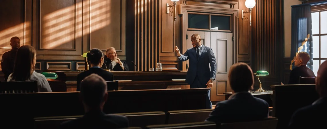 Courtroom interior